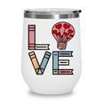 Love Books Reading Wine Tumbler