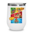 Lucha Libre Comic Book Mexican Wrestling Cartoon Wrestler Wine Tumbler