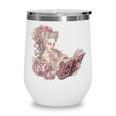 Marie Antoinette Reading A Book Wine Tumbler