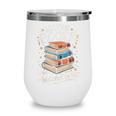 Maybe Books Are Addicted To Me Wine Tumbler Maybe Books Are Addicted To Me Wine Tumbler
