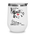 Mean Girls Burn Book Cover Art Wine Tumbler Mean Girls Burn Book Cover Art Wine Tumbler