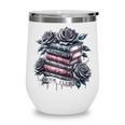 Morally Grey Book Club Floral Book Lover Graphic Wine Tumbler Morally Grey Book Club Floral Book Lover Graphic Wine Tumbler