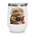 Nerdy Bearded Dragon Glasses Book Reading Wine Tumbler Nerdy Bearded Dragon Glasses Book Reading Wine Tumbler