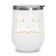 New Year New Chapter Happy New Year 2025 Book Premium Wine Tumbler