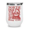 North Pole Book Club Christmas Wine Tumbler North Pole Book Club Christmas Wine Tumbler
