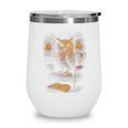 Owl Library Books Wisdom Reading Vintage Scholar Wine Tumbler