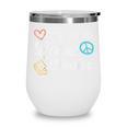 Peace Love Books Read Book Reading Librarian Across America Wine Tumbler Peace Love Books Read Book Reading Librarian Across America Wine Tumbler