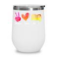 Peace Love Books Reader Librarian Library Book Wine Tumbler Peace Love Books Reader Librarian Library Book Wine Tumbler