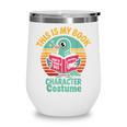 Pigeon Book Character Costume For Reading Day Wine Tumbler Pigeon Book Character Costume For Reading Day Wine Tumbler
