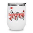 Poppy Field Wizard Of Oz Cowardly Brave Lion Book Wine Tumbler