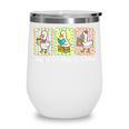 Preppy 100 Days Of School Goose Coffee Books Teacher Life Wine Tumbler