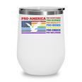 Pro America Pro Acceptance Pro Science Pro Equality Pro Book Wine Tumbler