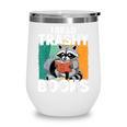 Raccoon Smutty Book Lover Spicy Romance Novels Women's Wine Tumbler