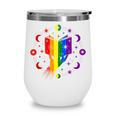 Rainbow Book With Stars And Moon Phases Gay Pride LGBT Wine Tumbler Rainbow Book With Stars And Moon Phases Gay Pride LGBT Wine Tumbler