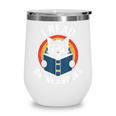 I Read Banned Books For Men Women Cat Banned Books Wine Tumbler