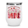 Read Your Heart Out Teacher Valentines Day Reading Book Wine Tumbler