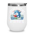 I Read Past My Bedtime Reading Dolphin Book Lover Wine Tumbler
