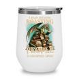 I Read Because Roasting People Is Frowned Upon Dragon Book Wine Tumbler