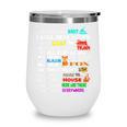 Read My Shirt Day For Kids Boy Girls i Will Read Book Wine Tumbler