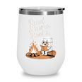 Read S'More Books Camping Outdoors Reading Campfire Smores Wine Tumbler Read S'More Books Camping Outdoors Reading Campfire Smores Wine Tumbler