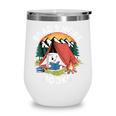 Read S'More Books Reading Camping Smores Kawaii S'Mores Wine Tumbler