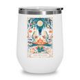 The Reader Bookish Cute Spooky Ghost Reading Book Tarot Card Wine Tumbler The Reader Bookish Cute Spooky Ghost Reading Book Tarot Card Wine Tumbler