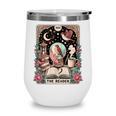 The Reader Tarot Card Shirt Bird Book Lover Bookworm Wine Tumbler The Reader Tarot Card Shirt Bird Book Lover Bookworm Wine Tumbler