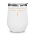 A Reader Without Their Book Is Tragedy Book Reading Wine Tumbler