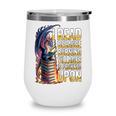 Reading Bookish Dragon Fantasy Wine Tumbler