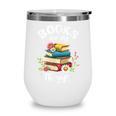 Reading Books Are My Therapy Wine Tumbler Reading Books Are My Therapy Wine Tumbler
