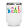 Reading DinosaurRex Dino Book Lover Wine Tumbler