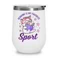 Reading Is My Favorite Sport Saying Quote Book Lovers Wine Tumbler