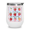 Reading Is My Jam Preppy Stawberry Bookworm Book Lover Nerd Wine Tumbler Reading Is My Jam Preppy Stawberry Bookworm Book Lover Nerd Wine Tumbler