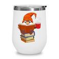 Reading Lover Book Graphic Gnome Wine Tumbler Reading Lover Book Graphic Gnome Wine Tumbler