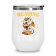 Reading Makes Me Feel Less Murdery Book Dragon Wine Tumbler