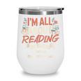 Reading And Motorcycle Life For Bikers Who Love Books Wine Tumbler Reading And Motorcycle Life For Bikers Who Love Books Wine Tumbler