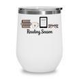 Reading Season Book Lover Librarian Cozy Bookworm Wine Tumbler