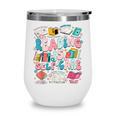 Reading Is Self-Care Book Lover Teacher Student Men Women Wine Tumbler