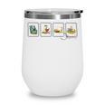 Reading Silly Goose Teacher Bookish Librarian Book Lover Wine Tumbler