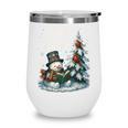 Reading Is Snow Much Fun Christmas Books Snowman Bookworm Wine Tumbler Reading Is Snow Much Fun Christmas Books Snowman Bookworm Wine Tumbler