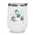 Reading Snowman So Many Books Christmas Books Readers Wine Tumbler Reading Snowman So Many Books Christmas Books Readers Wine Tumbler