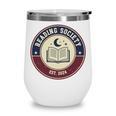 Reading Society Est 2024 Vintage Book Club Wine Tumbler Reading Society Est 2024 Vintage Book Club Wine Tumbler