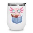 Readsalotl Axolotl Reading Book Lover Reading Pocket Axolotl Wine Tumbler Readsalotl Axolotl Reading Book Lover Reading Pocket Axolotl Wine Tumbler