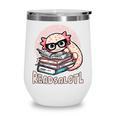 Readsalotl Axolotl Reading Books Glasses Bookworm Pun Fun Wine Tumbler Readsalotl Axolotl Reading Books Glasses Bookworm Pun Fun Wine Tumbler