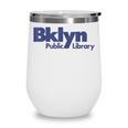 Retro Brooklyn Public Library NY New York Book Lover Wine Tumbler