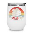 Retro Vintage FREADom Anti Ban Books Freedom To Read Wine Tumbler Retro Vintage FREADom Anti Ban Books Freedom To Read Wine Tumbler