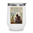 Robinson Crusoe Book Cover 1920 Wine Tumbler