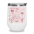 Romance Book Tropes Wine Tumbler