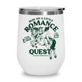 Romance Novel Smut Book Lover Bookish Bibliophile Wine Tumbler