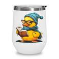 Rubber Duck Reading Book Rubber Duckie Reader Coffee Lover Wine Tumbler Rubber Duck Reading Book Rubber Duckie Reader Coffee Lover Wine Tumbler